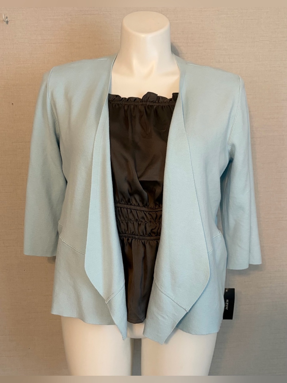 NWT Size 1X Alfani Open Front Cardigan